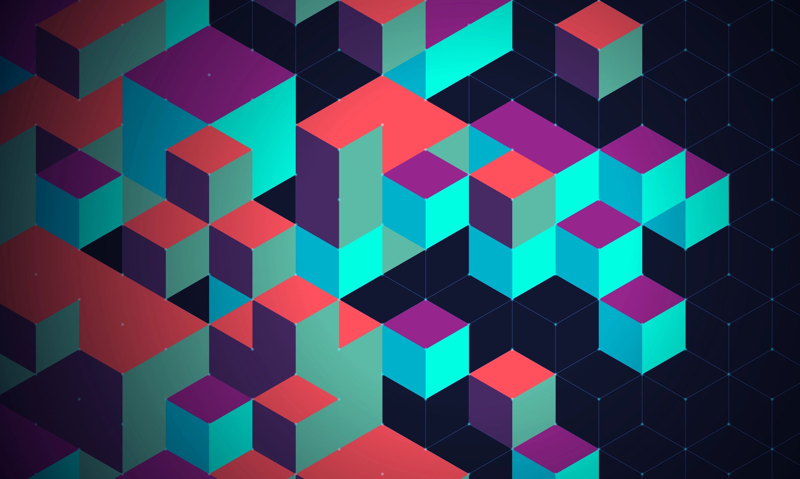 Ilustración abstracta de red de datos